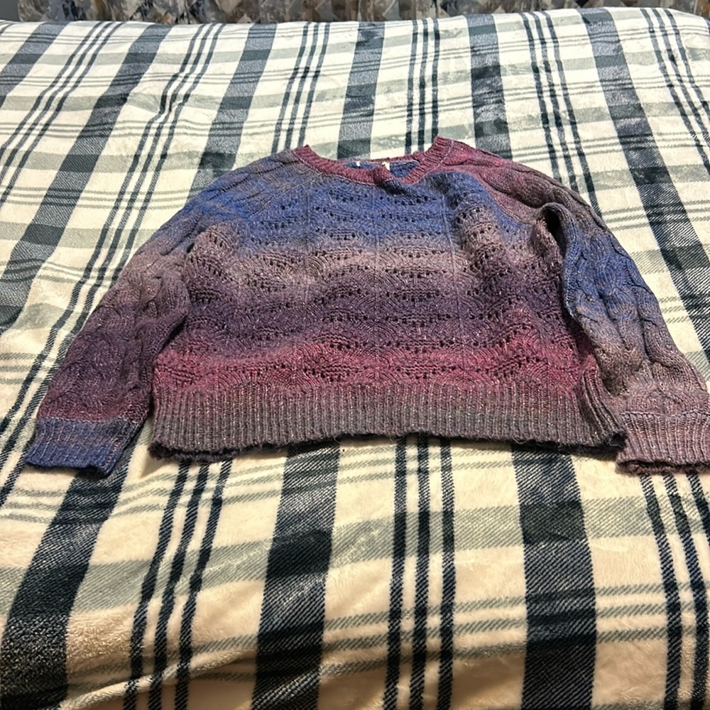 Knox Rose ombré knitted sweater